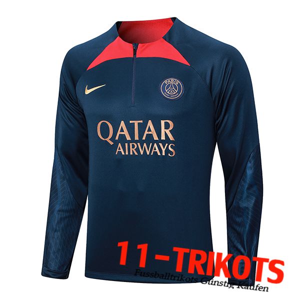 PSG Training Sweatshirt Navy blau 2023/2024 -02