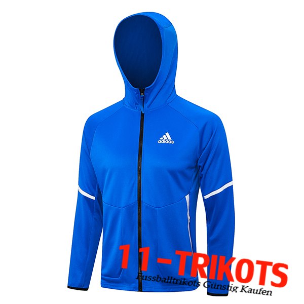 Adidas Trainingsjacke Mit Kapuze Blau 2023/2024