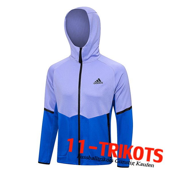Adidas Trainingsjacke Mit Kapuze Blau/lila 2023/2024