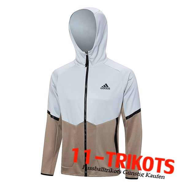 Adidas Trainingsjacke Mit Kapuze Braun 2023/2024