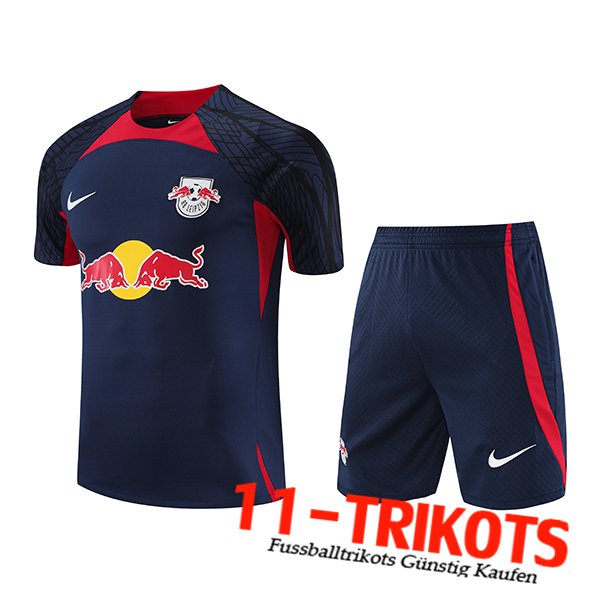 RB Leipzig Trainingstrikot + Shorts Navy blau 2023/2024