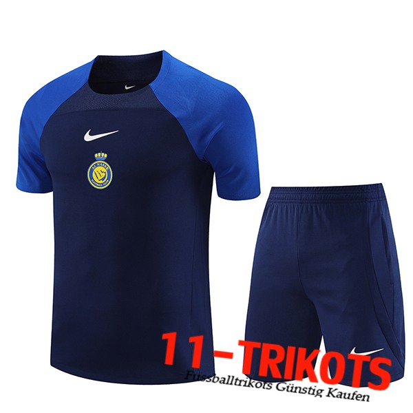 Al-Nassr FC Trainingstrikot + Shorts Navy blau 2023/2024