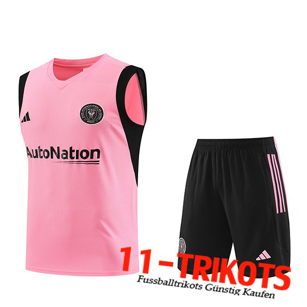 Inter Miami CF Trainings-Tanktop + Shorts Rosa 2023/2024