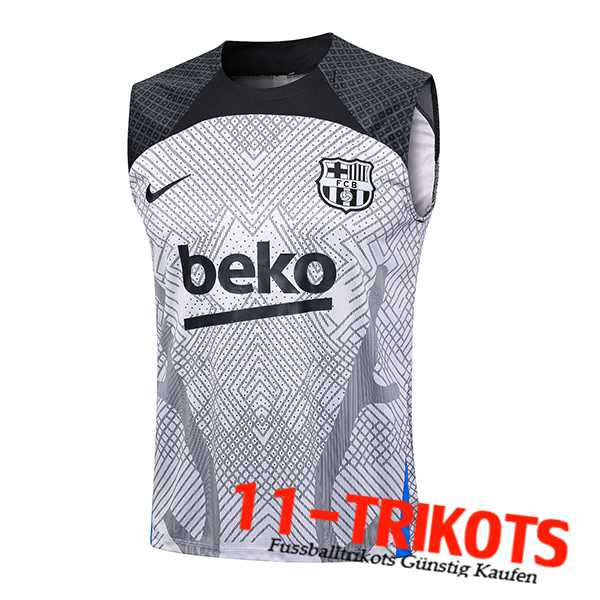 FC Barcelona Trainings-Tanktop Hellgrau 2023/2024