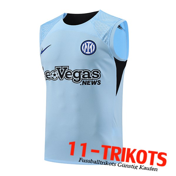 Inter Milan Trainings-Tanktop Hellblau 2023/2024