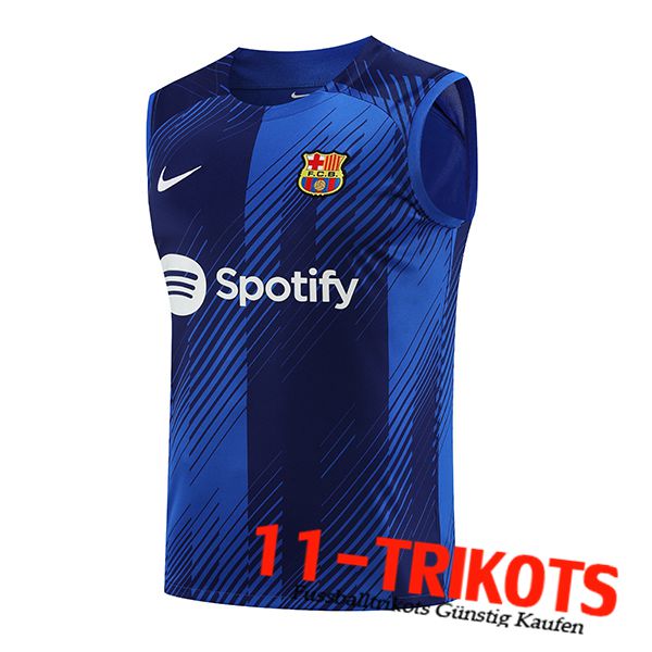 FC Barcelona Trainings-Tanktop Blau 2023/2024 -04