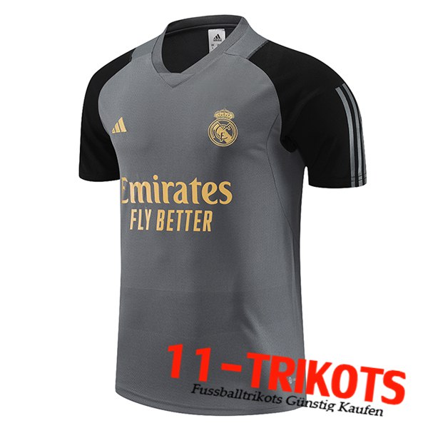 Real Madrid Trainingstrikot Grau 2023/2024