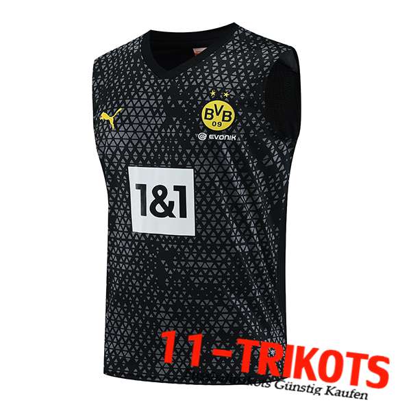 Dortmund Trainings-Tanktop Schwarz 2023/2024