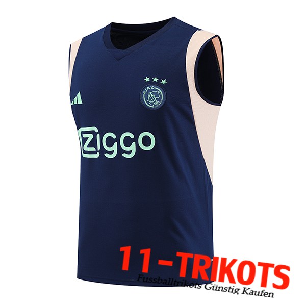 Ajax Navy Trainings-Tanktop blau 2023/2024 -02