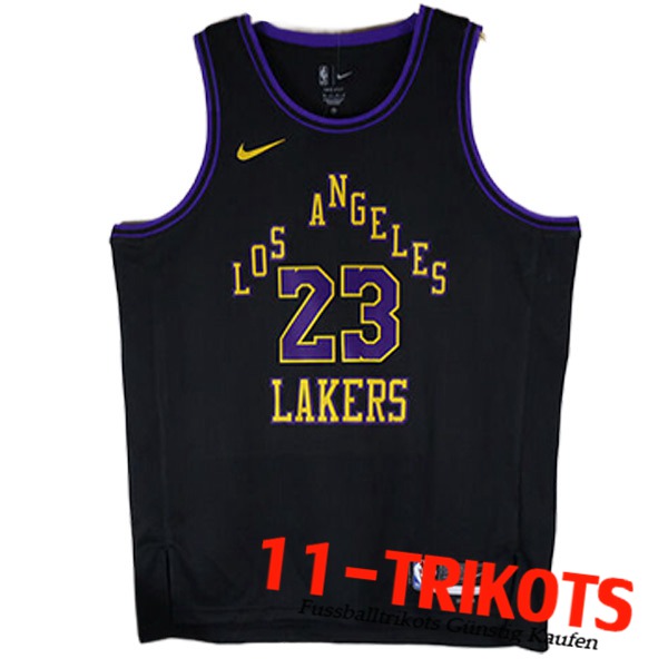 Los Angeles Lakers Trikot (JAMES #23) 2023/24 Schwarz