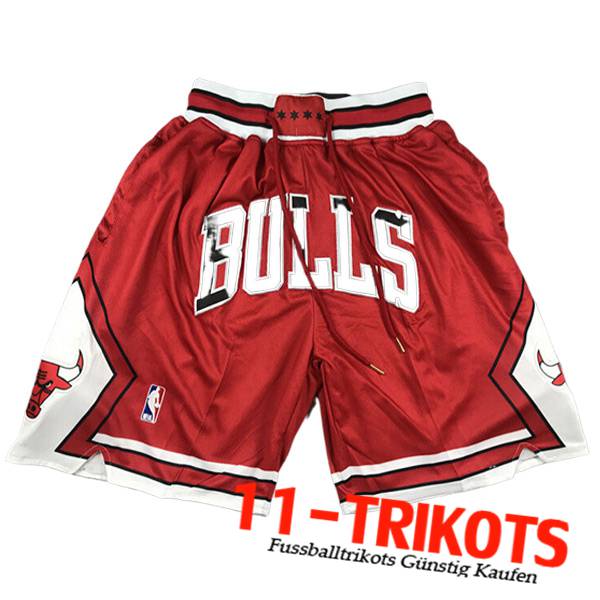 NBA Chicago Bulls Shorts 2023/24 Rot