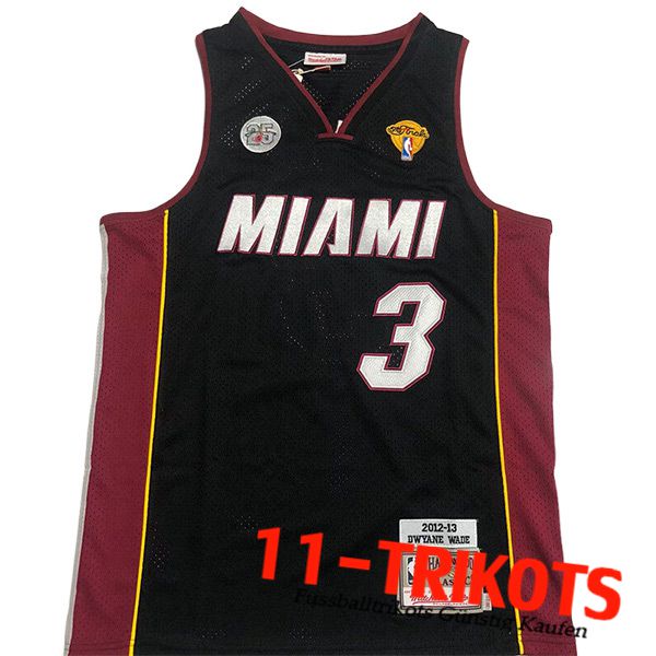 Miami Heat Trikot (WADE #3) 2023/24 Schwarz -08