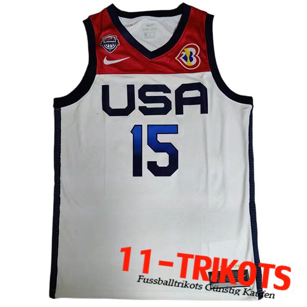 USA Trikot (REAVES #15) 2023/24 Weiß