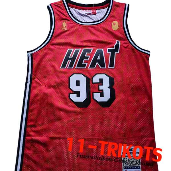 Miami Heat Trikot (BAPE #93) 2023/24 Rot