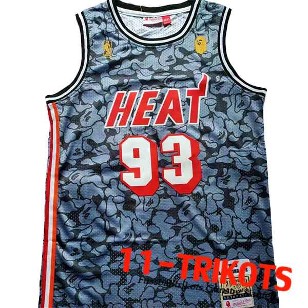 Miami Heat Trikot (BAPE #93) 2023/24 Blau/Schwarz