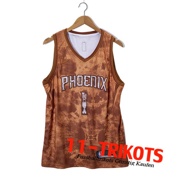 Phoenix Suns Trikot (BOOKER #1) 2023/24 Braun