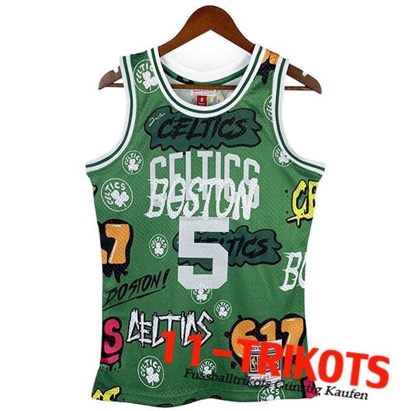 Boston Celtics Trikot (GARNETT #5) 2023/24 Grün -03