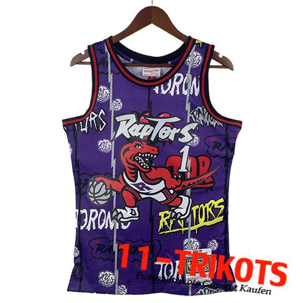 Toronto Raptors Trikot (MCGRADY #1) 2023/24 lila -02