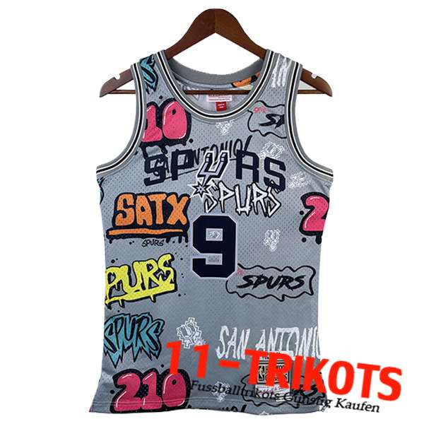 San Antonio Spurs Trikot (PARKER #9) 2023/24 Grau