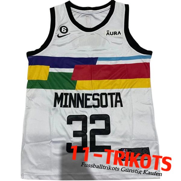 Minnesota Timberwolves Trikot (TOWNS #32) 2023/24 Weiß