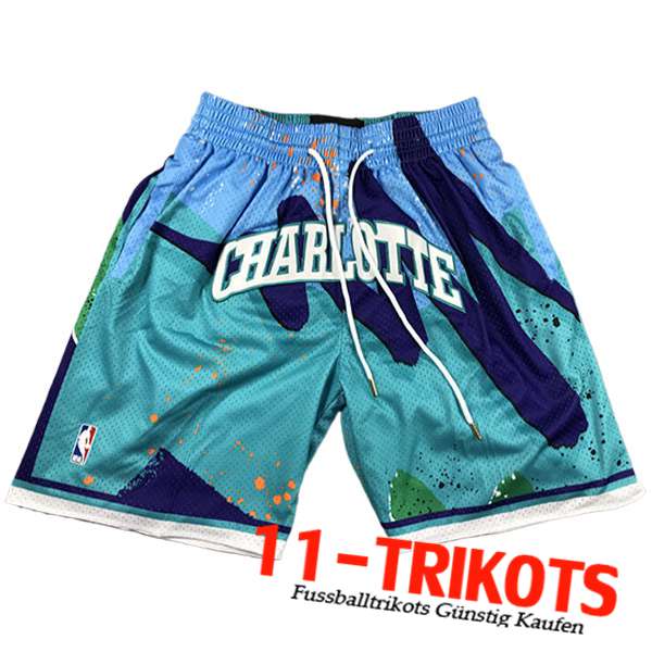 NBA Charlotte Hornets Shorts 2023/24 Blau