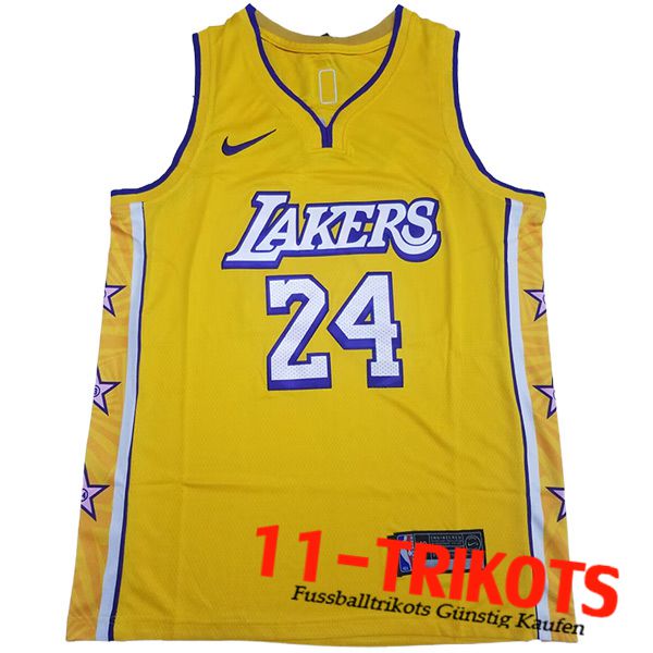 Los Angeles Lakers Trikot (BRYANT #24) 2023/24 Gelb -03