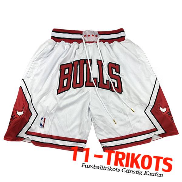 NBA Chicago Bulls Shorts 2023/24 Weiß
