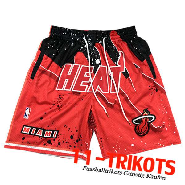 NBA Miami Heat Shorts 2023/24 Rot