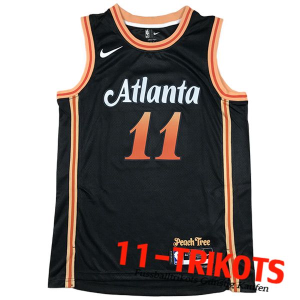 Atlanta Hawks Trikot (YOUNG #11) 2023/24 Schwarz