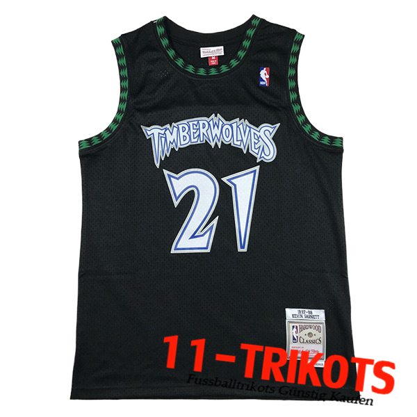 Minnesota Timberwolves Trikot (GARNETT #21) 2023/24 Schwarz