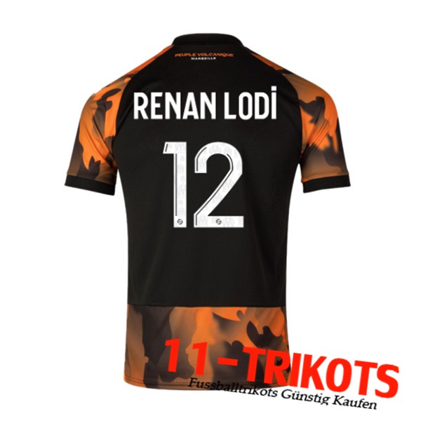 Marseille Fussball Trikots (RENAN LODI #12) 2023/2024 Third Trikot