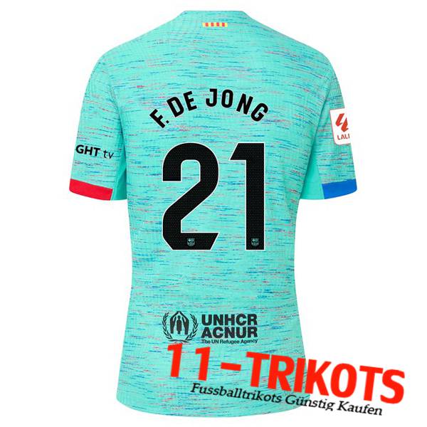 Barcelona Fussball Trikots (F. DE JONG #21) 2023/2024 Third Trikot