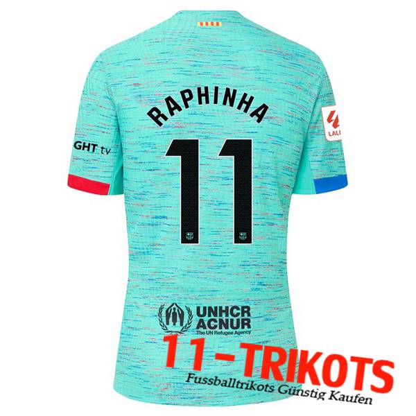 Barcelona Fussball Trikots (RAPHINHA #11) 2023/2024 Third Trikot