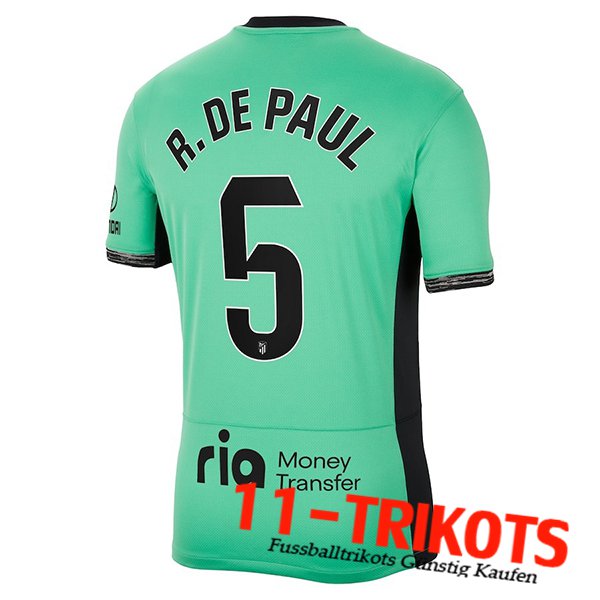 Atletico Madrid Fussball Trikots (R. DE PAUL #5) 2023/2024 Third Trikot