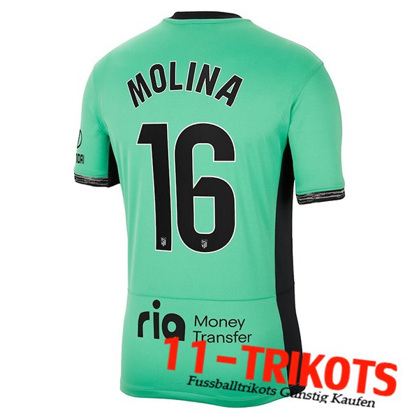 Atletico Madrid Fussball Trikots (NAHUEL MOLINA #16) 2023/2024 Third Trikot