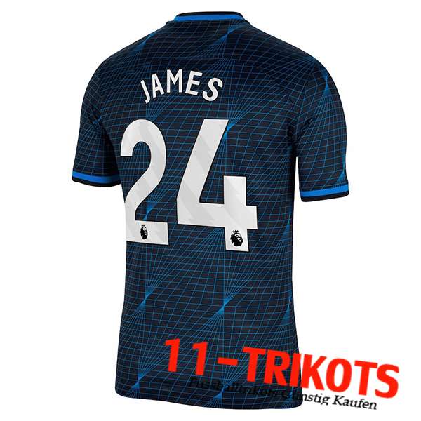 Chelsea Fussball Trikots (JAMES #24) 2023/2024 Auswärtstrikot