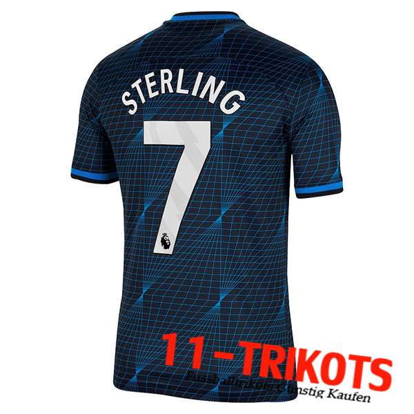 Chelsea Fussball Trikots (STERLING #7) 2023/2024 Auswärtstrikot