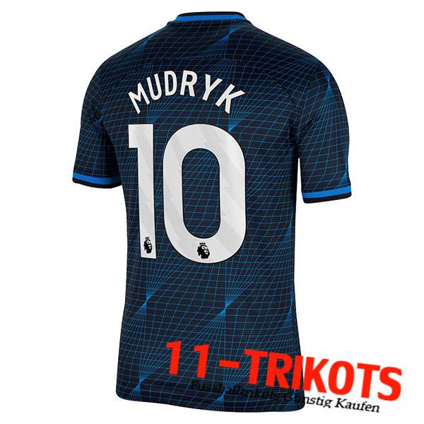 Chelsea Fussball Trikots (MUDRYK #10) 2023/2024 Auswärtstrikot