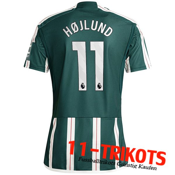 Manchester United Fussball Trikots (HOJLUND #11) 2023/2024 Auswärtstrikot