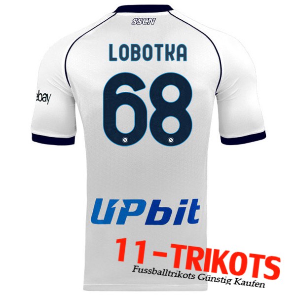 SSC Neapel Fussball Trikots (LOBOTKA #68) 2023/2024 Auswärtstrikot