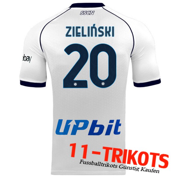 SSC Neapel Fussball Trikots (ZIELINSKI #20) 2023/2024 Auswärtstrikot