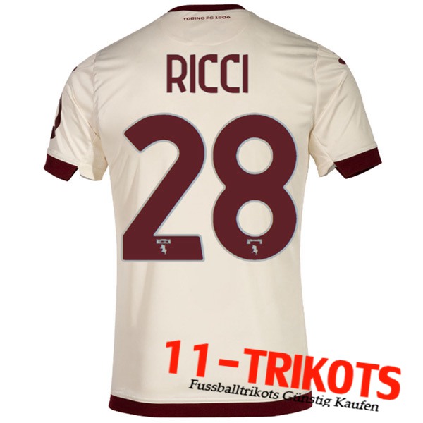 Torino Fussball Trikots (RICCI #28) 2023/2024 Auswärtstrikot