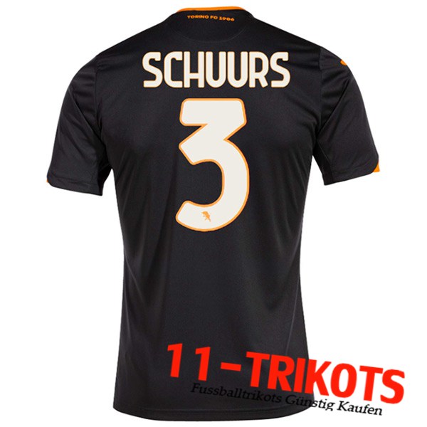 Torino Fussball Trikots (SCHUURS #3) 2023/2024 Third Trikot