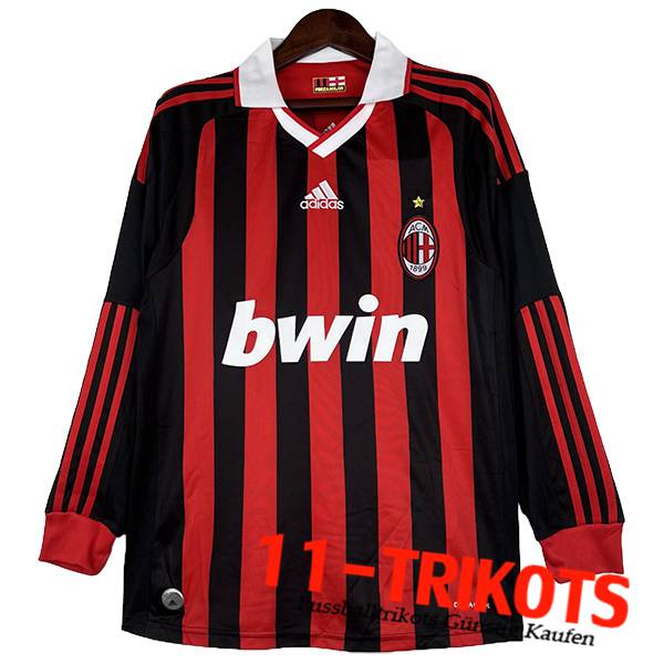 AC Milan Retro Langarms Heimtrikot 2009/2010