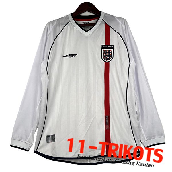 Britannien Retro Longues Heimtrikot 2002