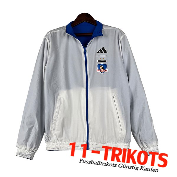 Colo Colo Windjacke Grau/Weiß 2023/2024