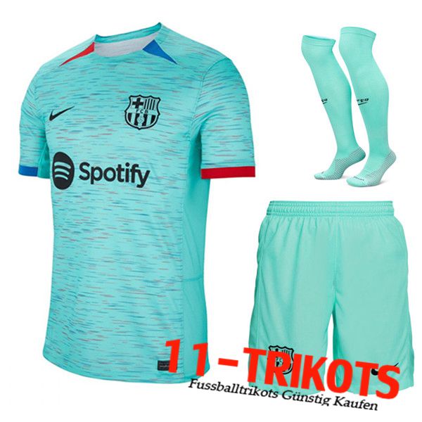FC Barcelona Third Trikot (Shorts + Socken) 2023/2024