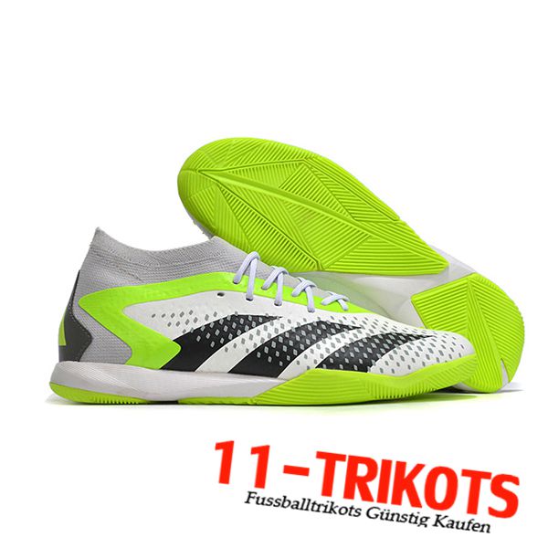 Adidas Fussballschuhe Predator PREDATOR ACCURACY.1 IC BOOTS Weiß/Schwarz/Grau/Grün