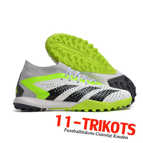 Adidas Fussballschuhe Predator PREDATOR ACCURACY.1 TF BOOTS Weiß/Schwarz/Grau/Grün