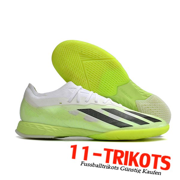 Adidas Fussballschuhe X CRAZYFAST.1 IC BOOTS Grün